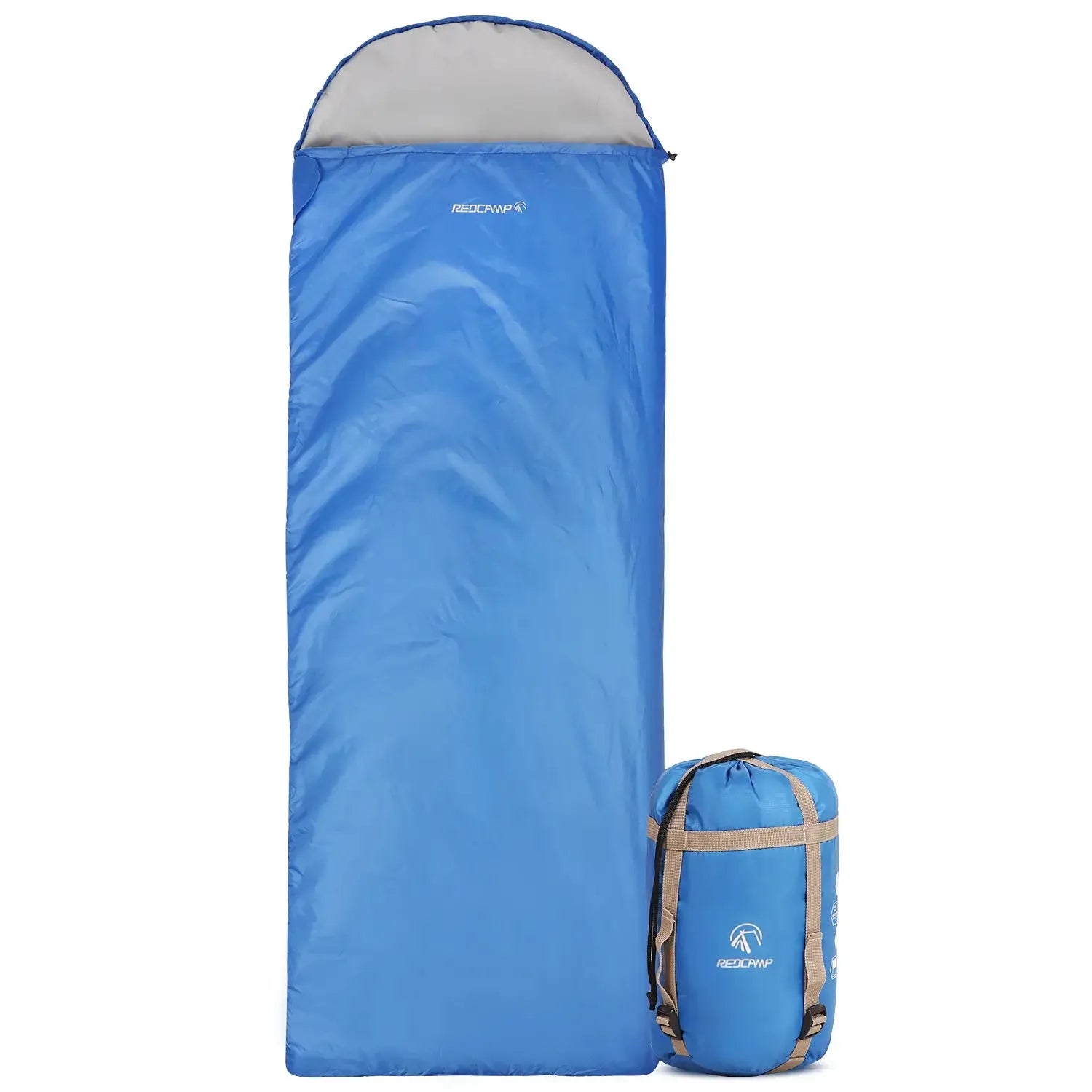 Ultralight Camping Sleeping Bag for Warm Weather,Green Blue Black Navy Blue - Redcamp