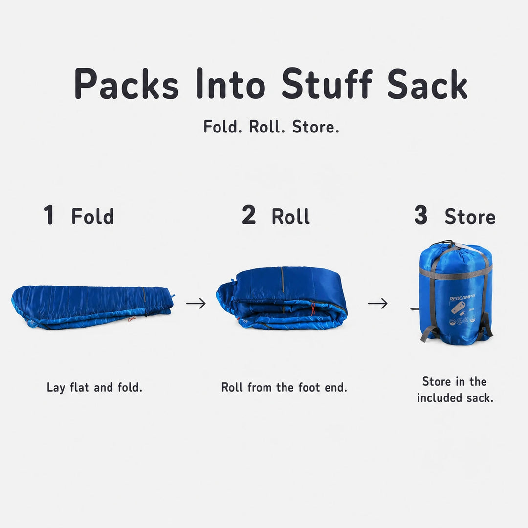 Sac de couchage momie pour enfants pour le camping, rose bleue 