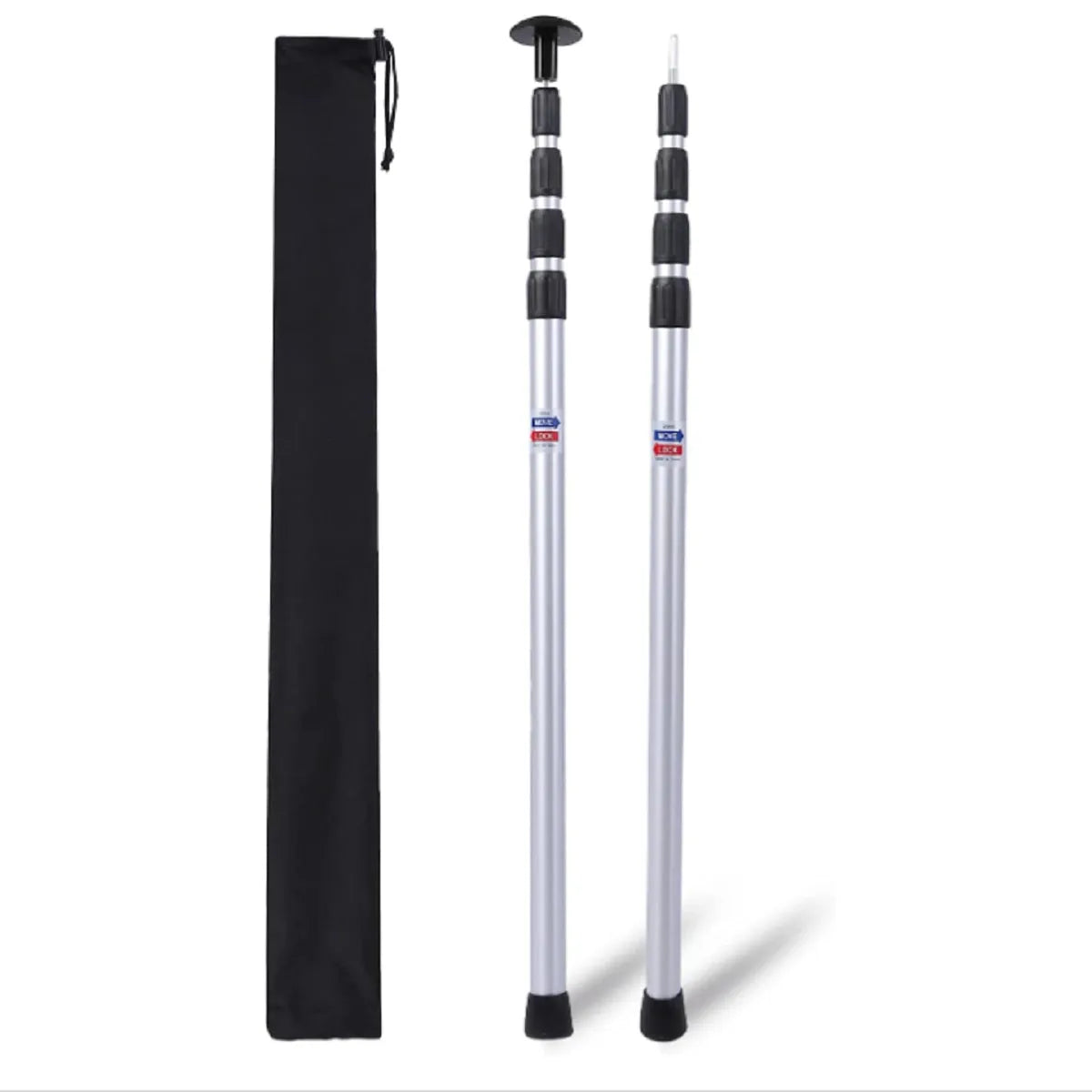 Aluminum Adjustable Telescoping Tarp Poles - Redcamp