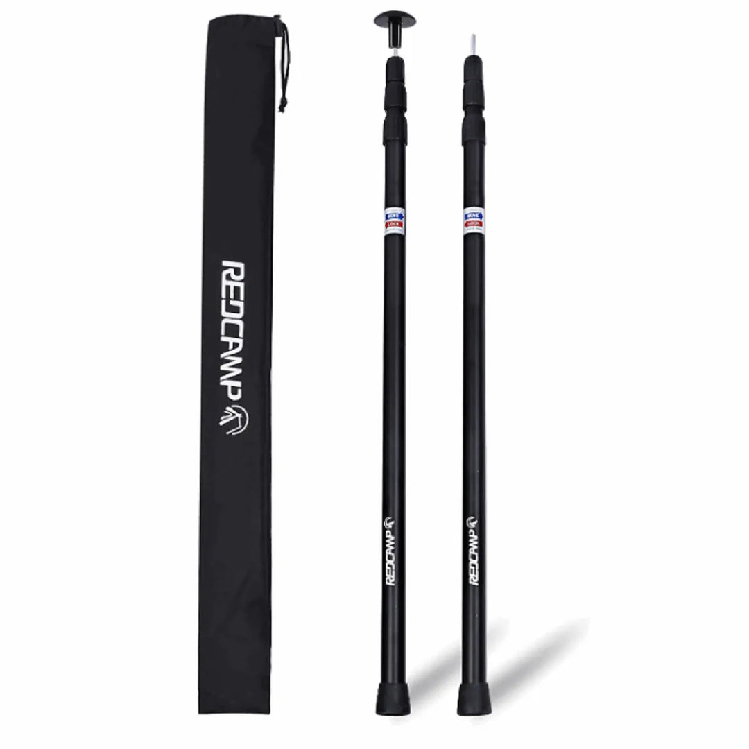 Aluminum Adjustable Telescoping Tarp Poles - Redcamp