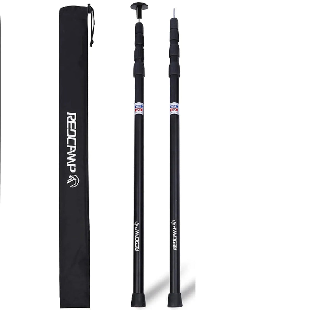 Aluminum Adjustable Telescoping Tarp Poles - Redcamp