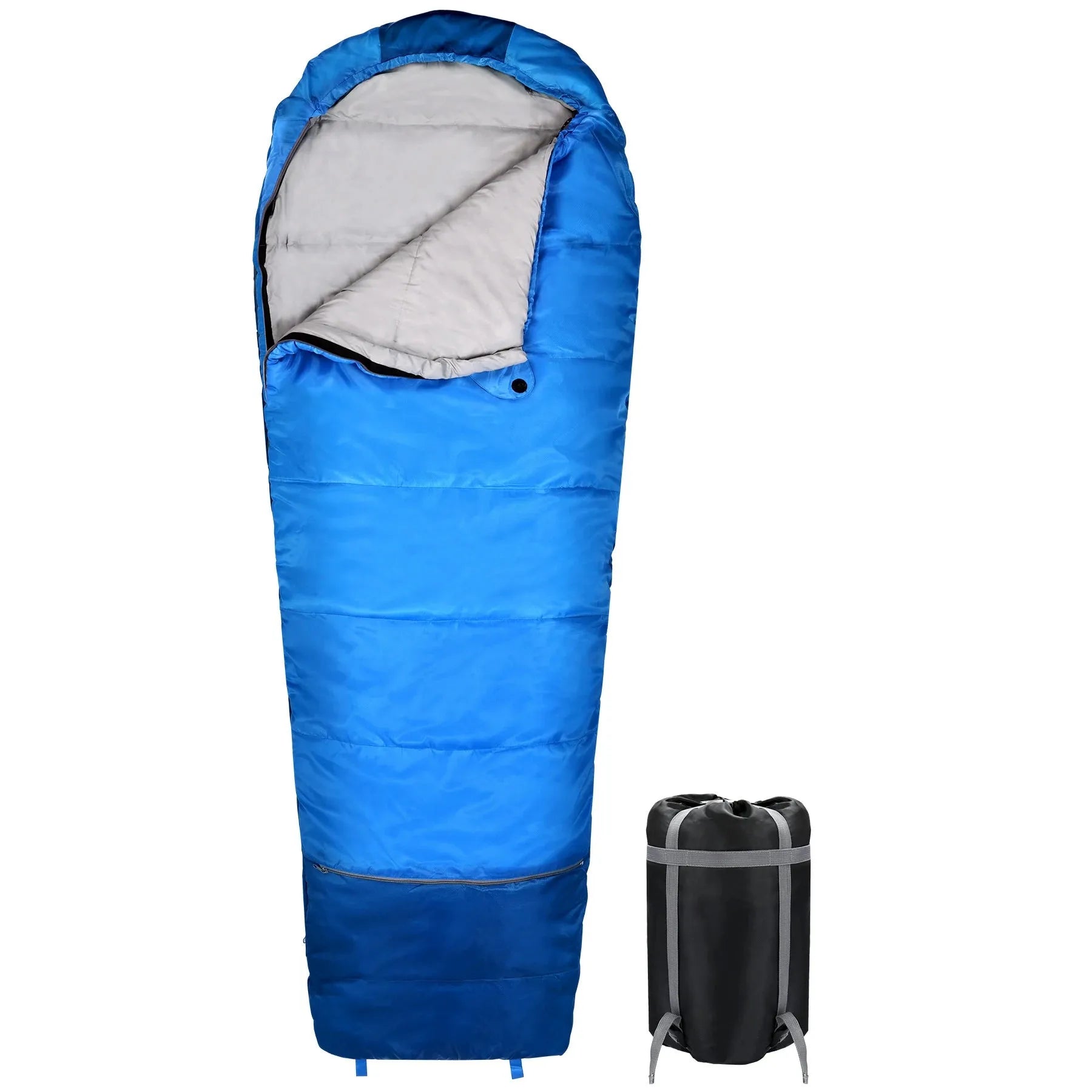 Mummy Kids Sleeping Bag for Camping,Blue Rose - Redcamp