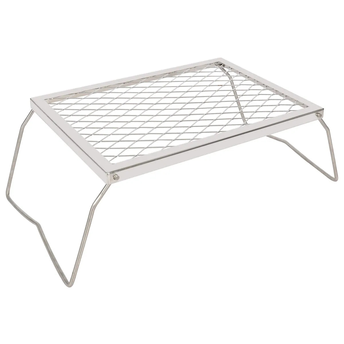 Portable Folding Campfire Grill 304 Stainless Steel Grate with Carrying Bag - Redcamp