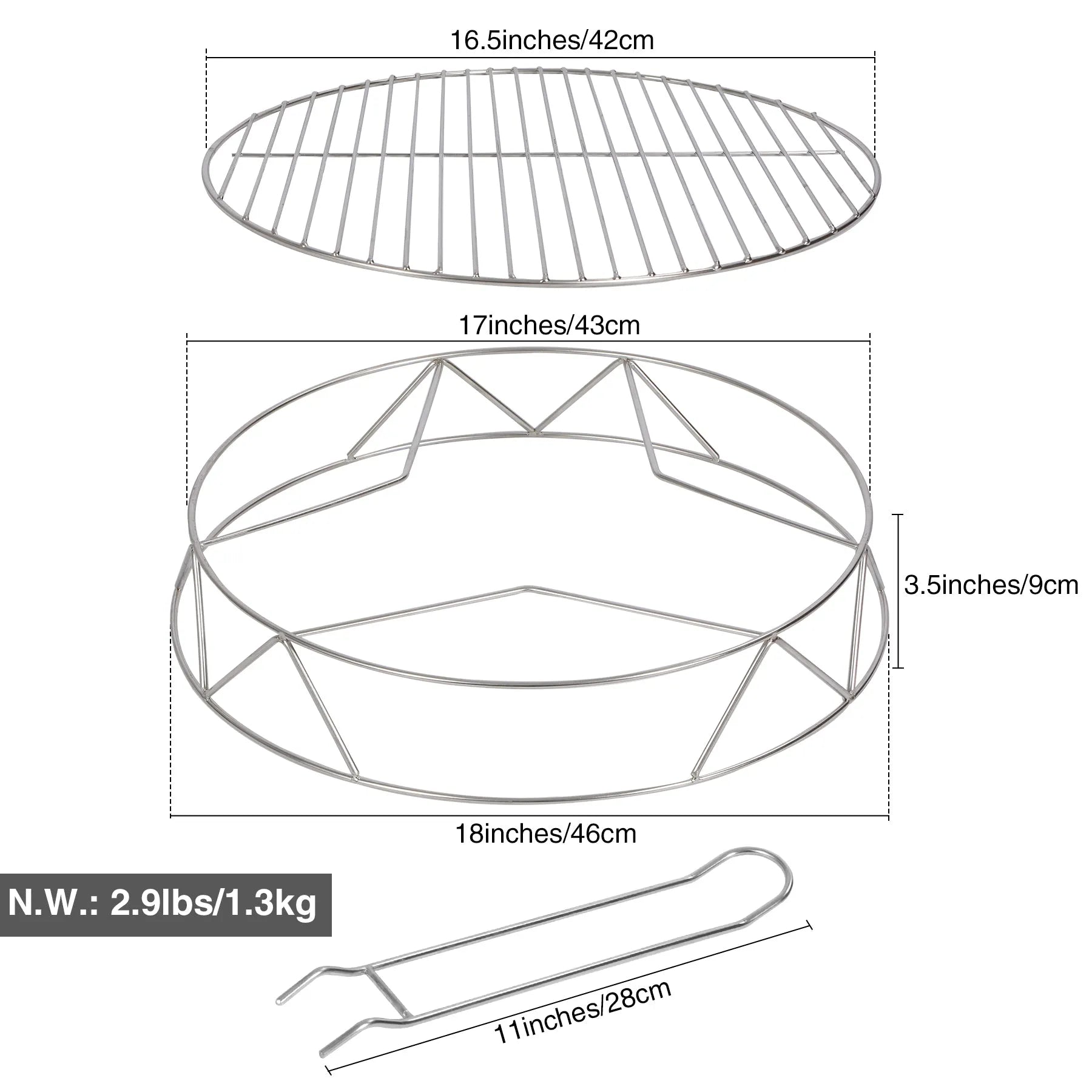 REDCAMP Fire Pit Accessory Kit for Stove - Redcamp