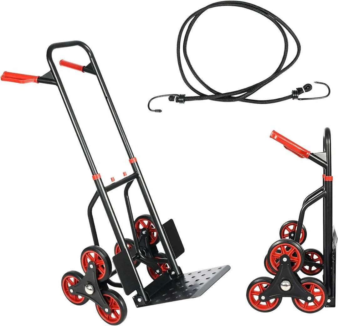 REDCAMP Folding Aluminum 2 in 1 Convertible Hand Truck Dolly - Redcamp