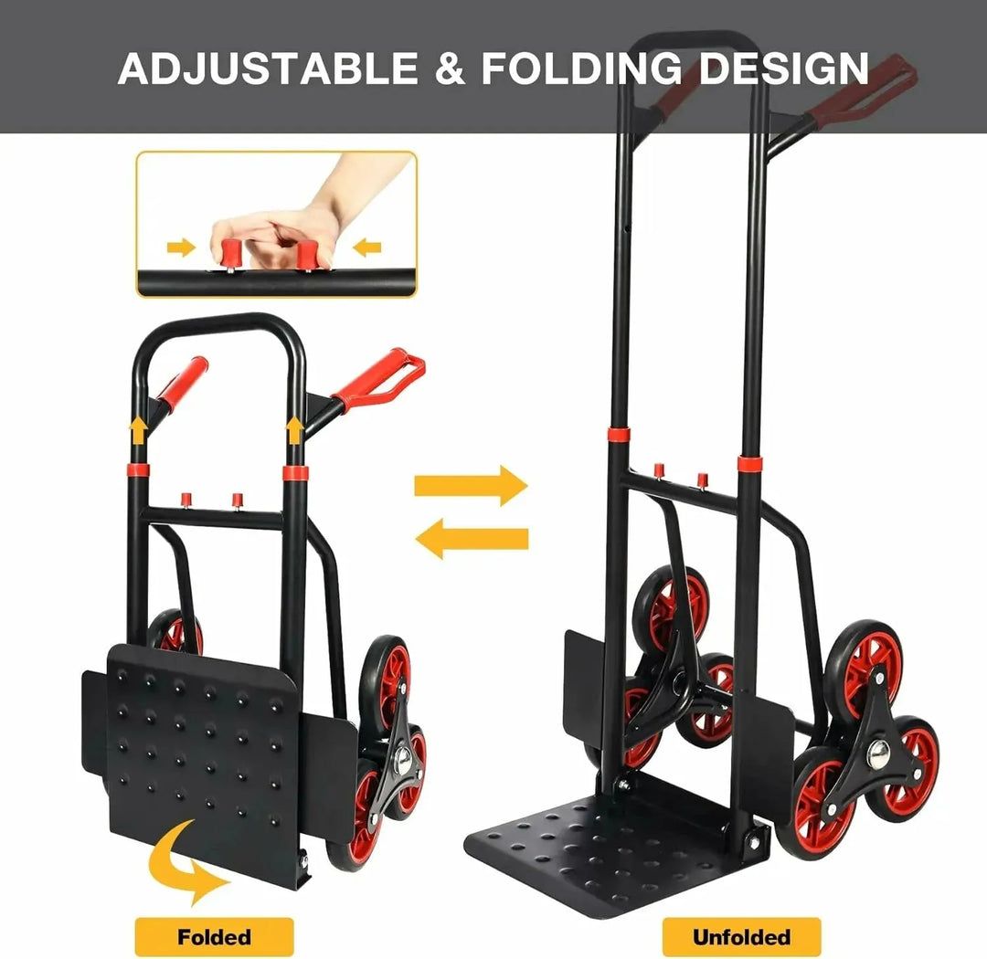 REDCAMP Stair Climber Hand Truck and Dolly - Redcamp