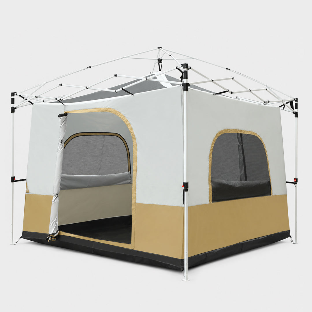 Tente intérieure de camping cubique pour auvent escamotable de 10'x10' (auvent et cadre non inclus) 