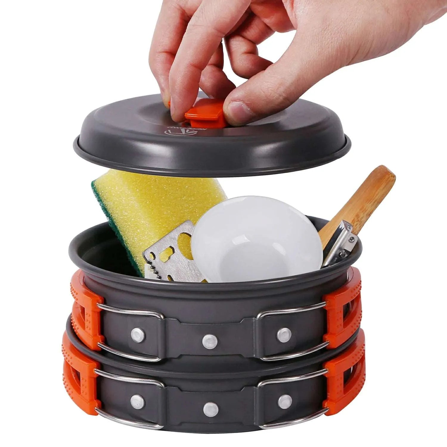 11/12/22 PCS Camping Cookware Mess Kit - Redcamp