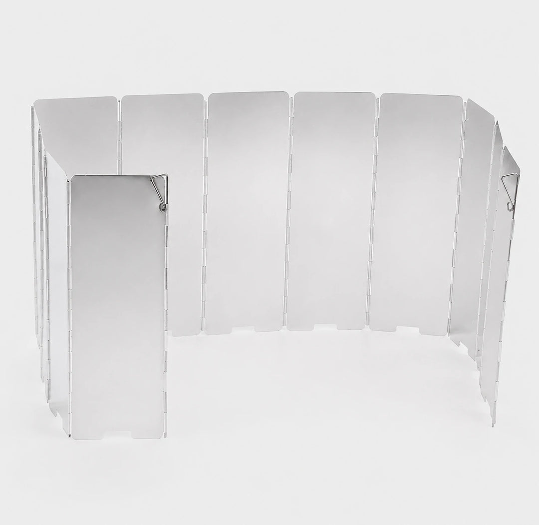 Pare-vent pliable pour poêle d'extérieur, 9/10/12 plaques 