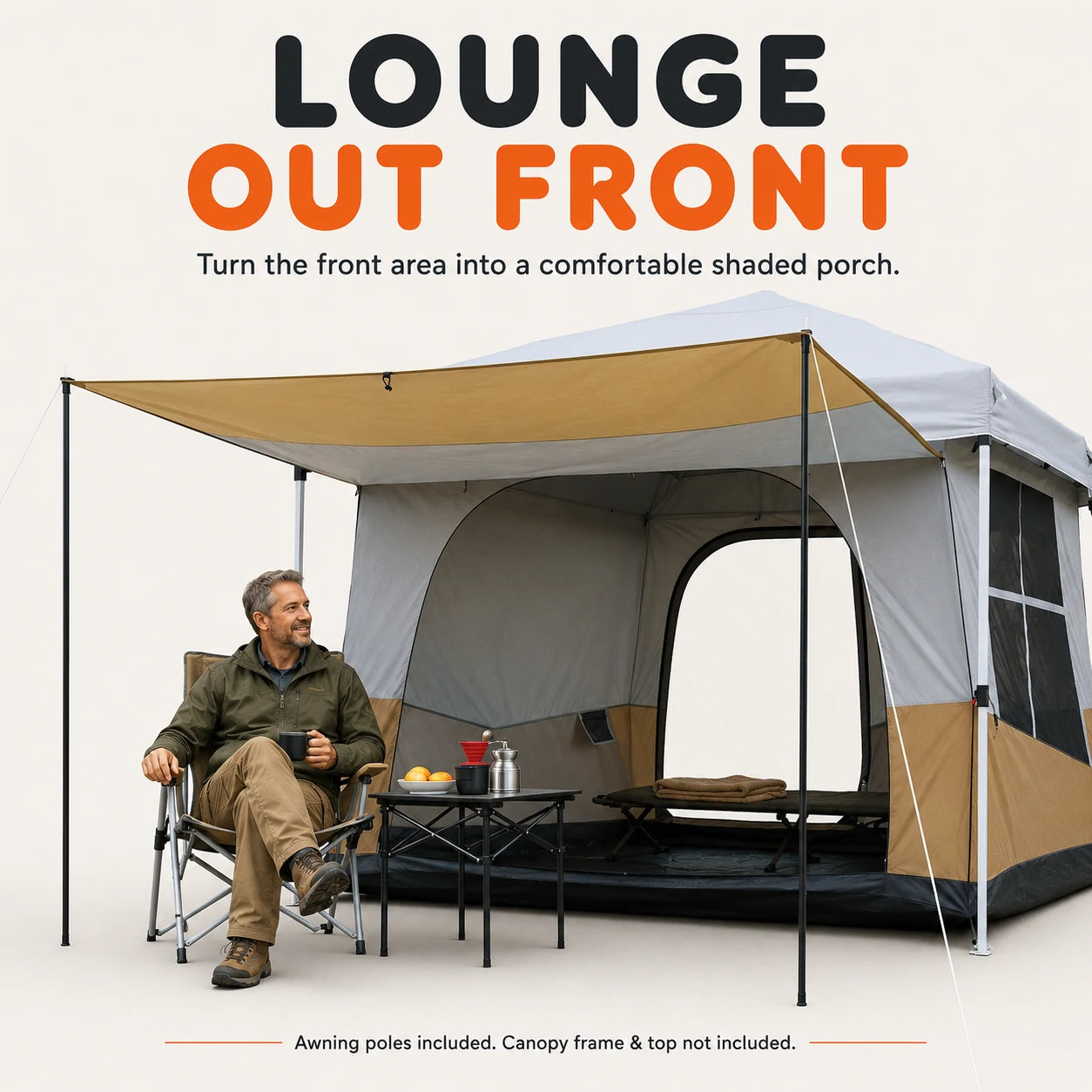 Camping Cube Inner Tent for 10'x10' Pop Up Canopy (Canopy not Included)