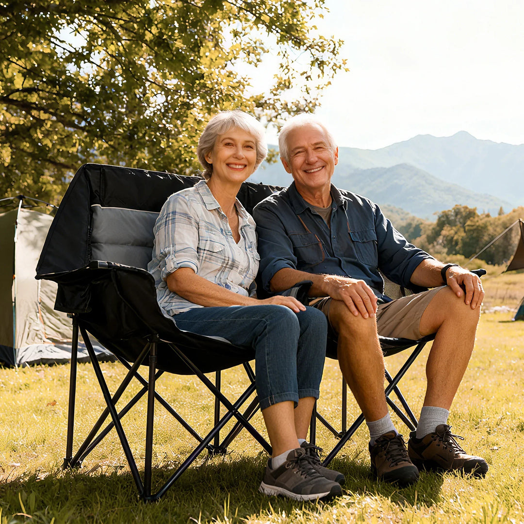 Padded Double Camping Chair