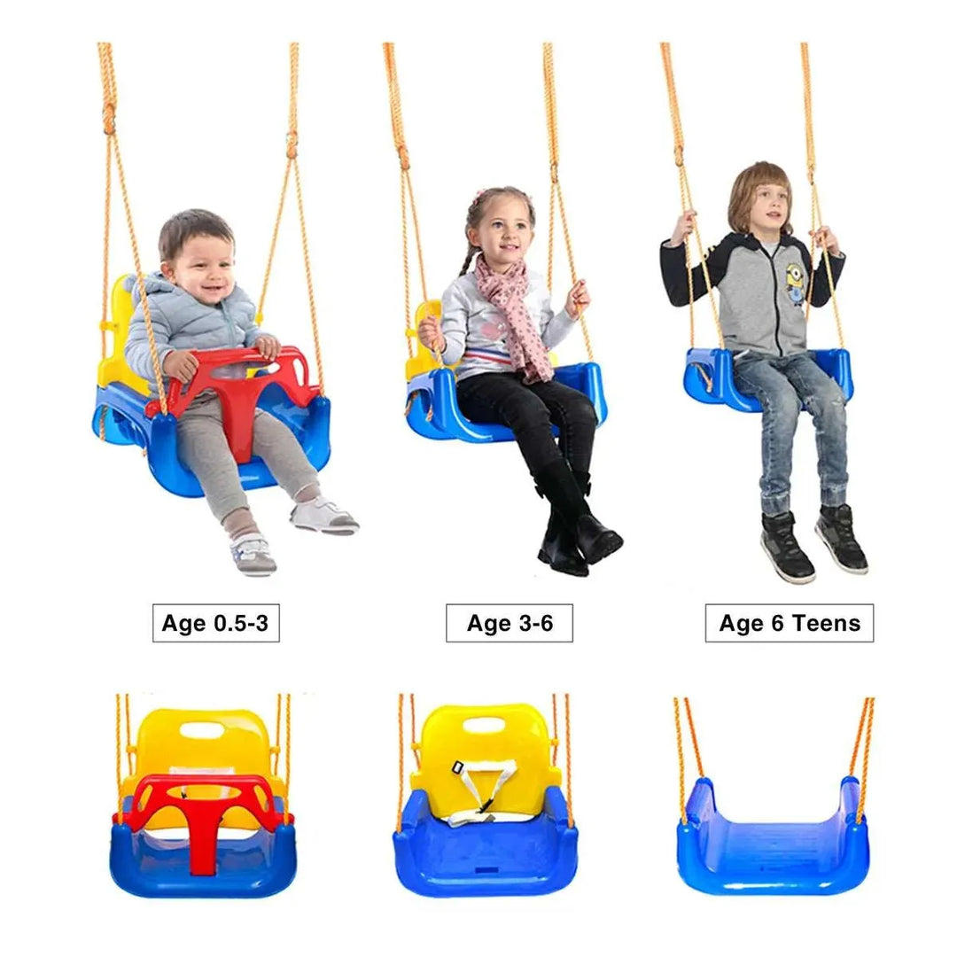 3-in-1 Baby Swing Seat, Toddler Swing - Redcamp