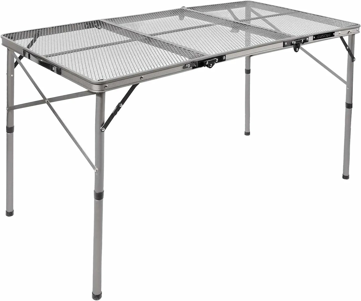 Folding Grill Table for Outside with Adjustable Height Legs - Redcamp