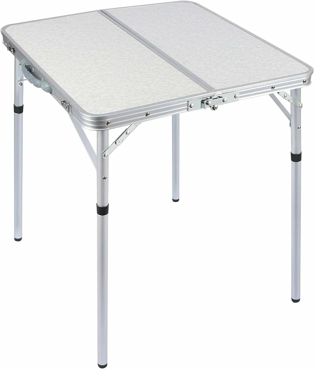 Aluminum Folding Camping Table with Adjustable Height Legs, 2/3/4ft - Redcamp