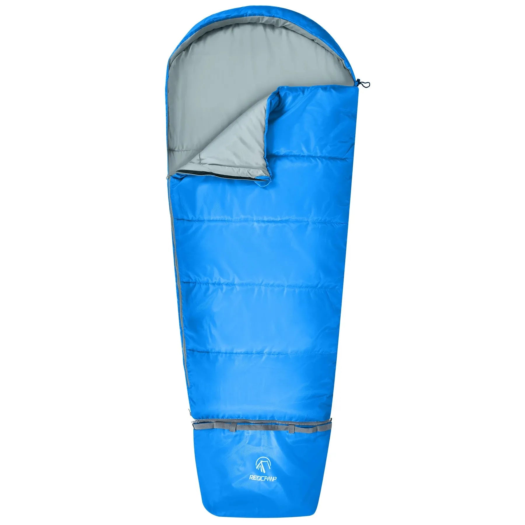 Mummy Kids Sleeping Bag for Camping,Blue Rose - Redcamp