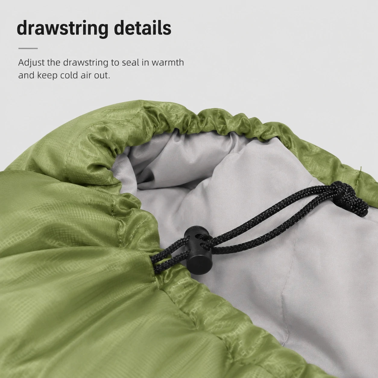 Ultralight Warm Weather Sleeping Bag with Compression Sack