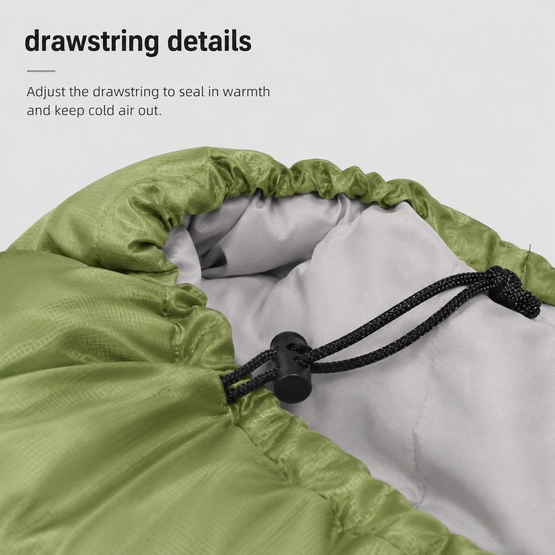 Ultralight Warm Weather Sleeping Bag with Compression Sack