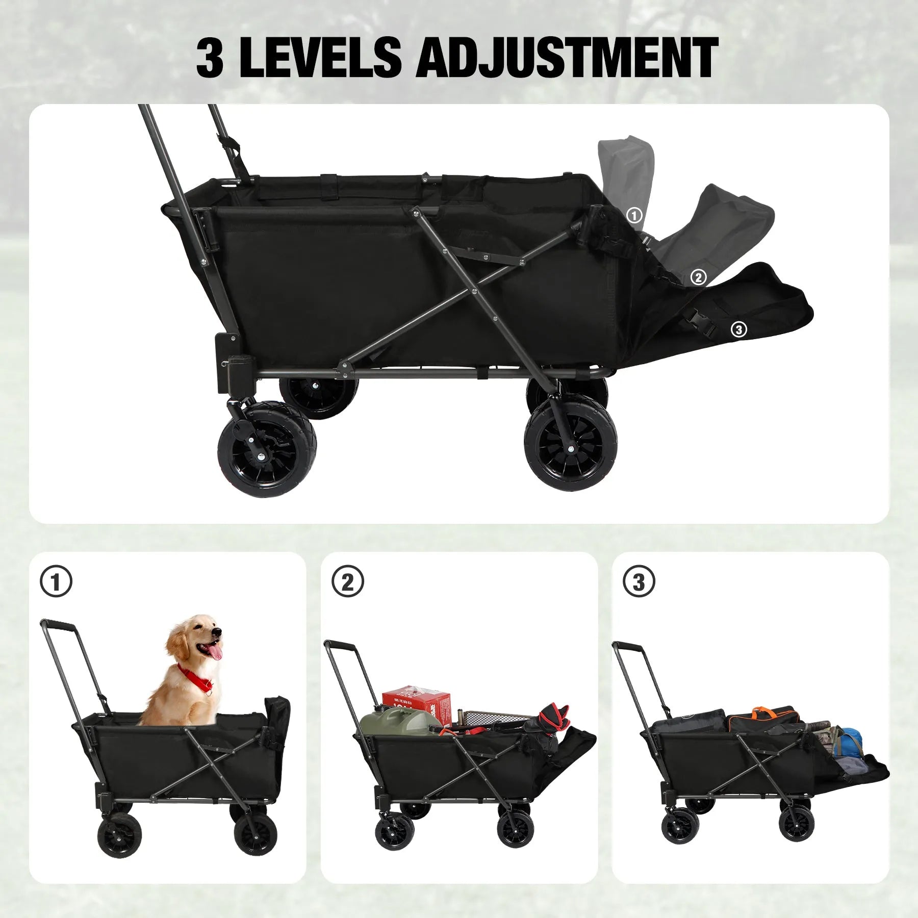 Dog Wagon for Large Dogs - Redcamp
