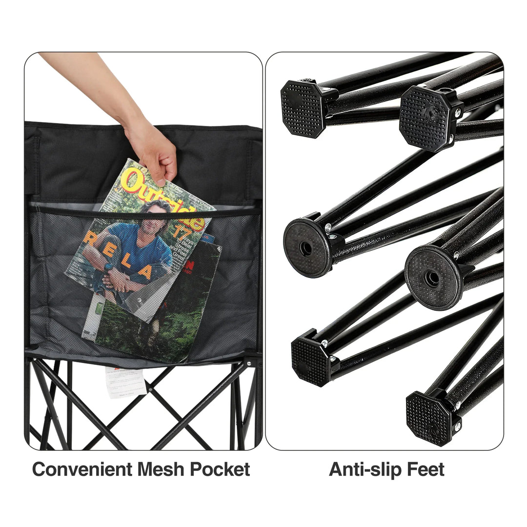 Padded Double Camping Chair