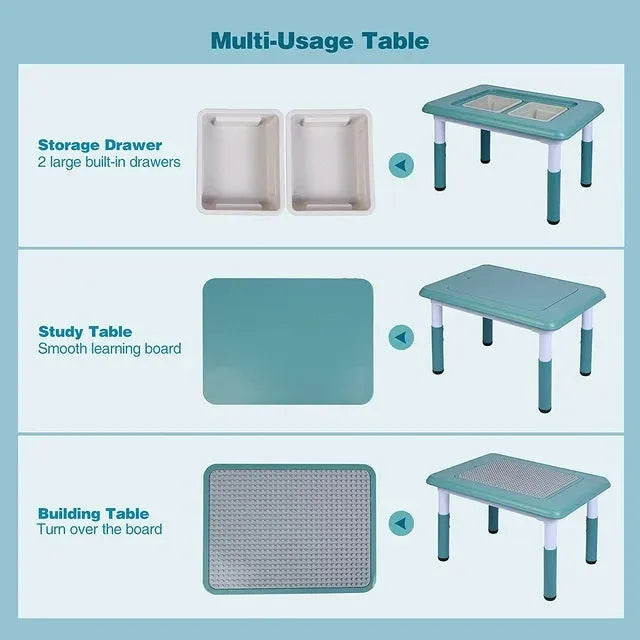 REDCAMP Kids Multi Activity Table - Redcamp