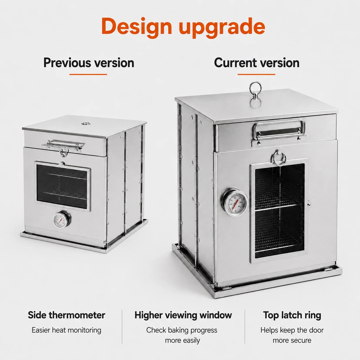 Four de camping pliable en acier inoxydable avec grille à 3 niveaux pour cuisinière au propane, cuisson en plein air 