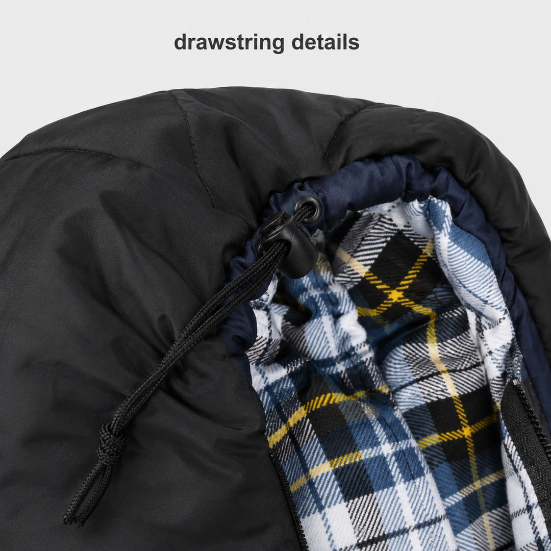 Flannel-Lined Cold Weather Mummy Sleeping Bag 5–23°F