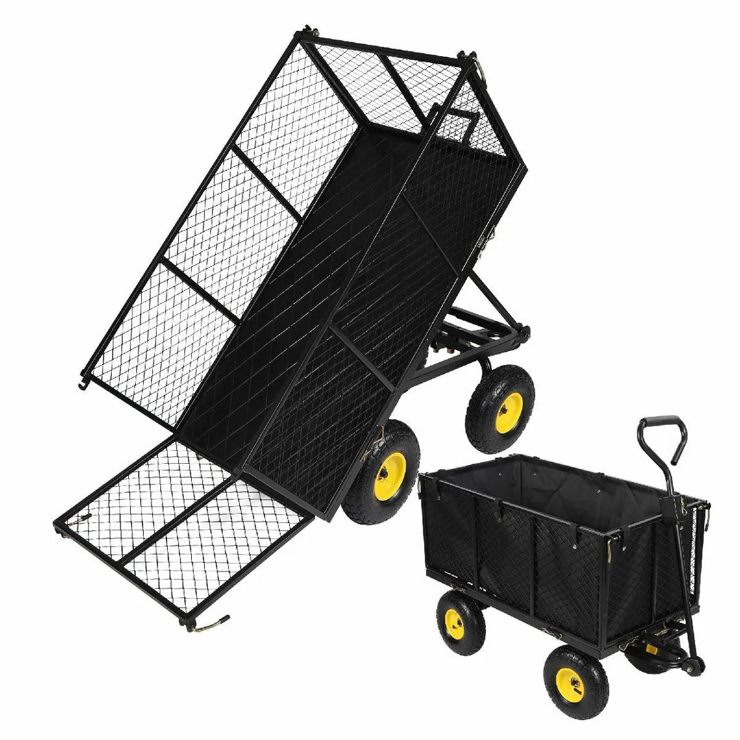 Heavy Duty 800lbs Steel Garden Cart - Redcamp