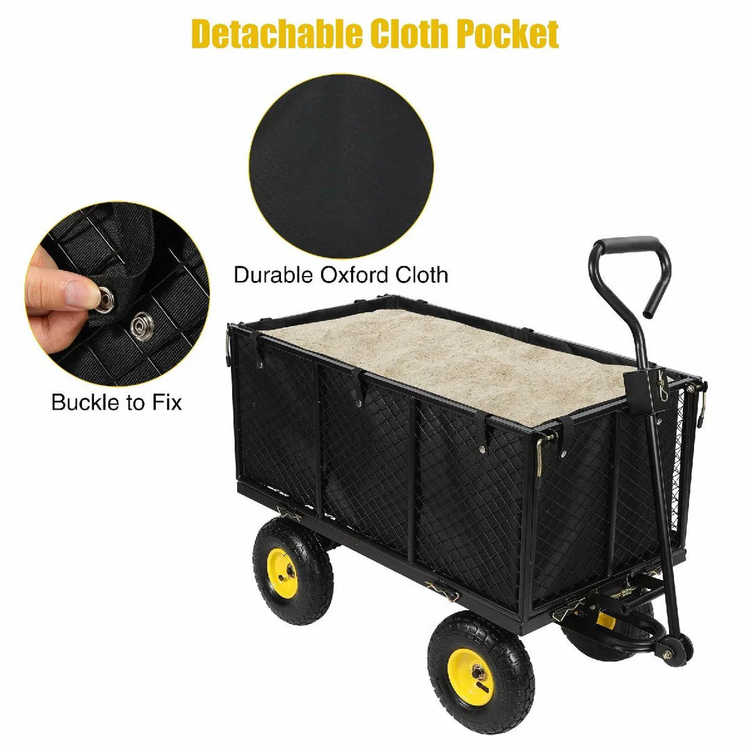 Heavy Duty 800lbs Steel Garden Cart - Redcamp