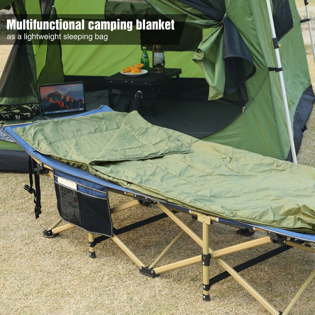 Wearable Waterproof Camping Blanket with Hood - Redcamp