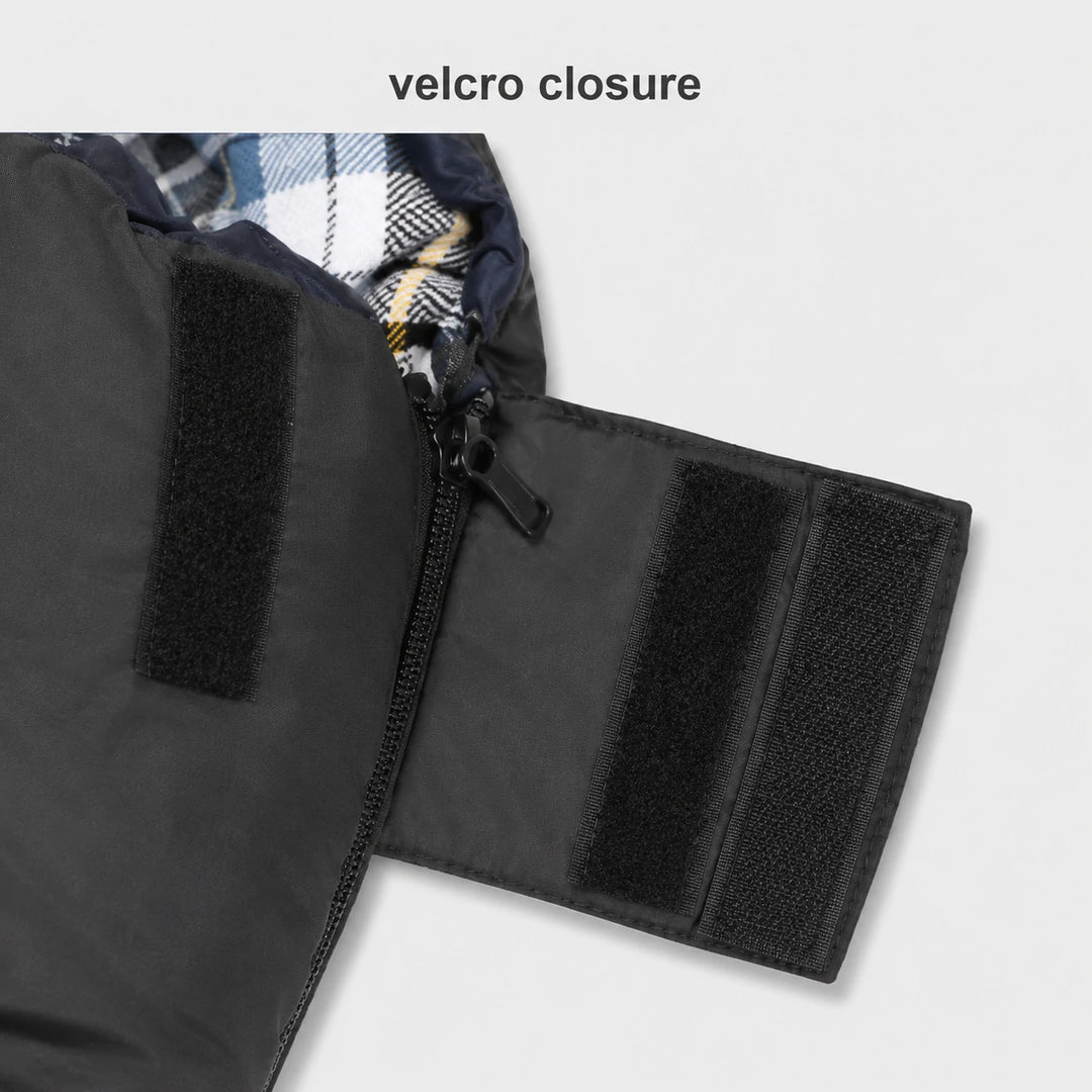 Flannel-Lined Cold Weather Mummy Sleeping Bag 5–23°F