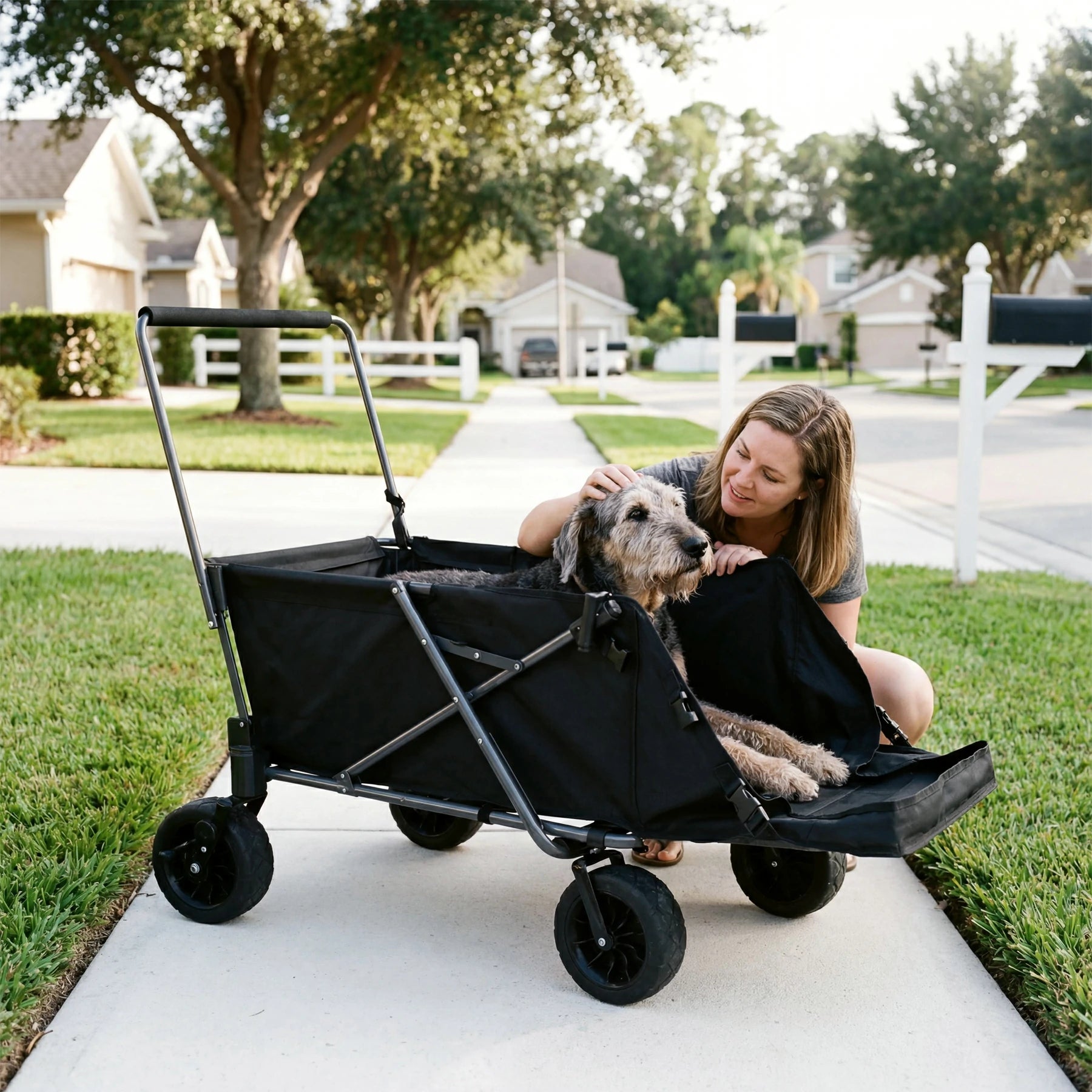 Chariot pour chiens de grande taille