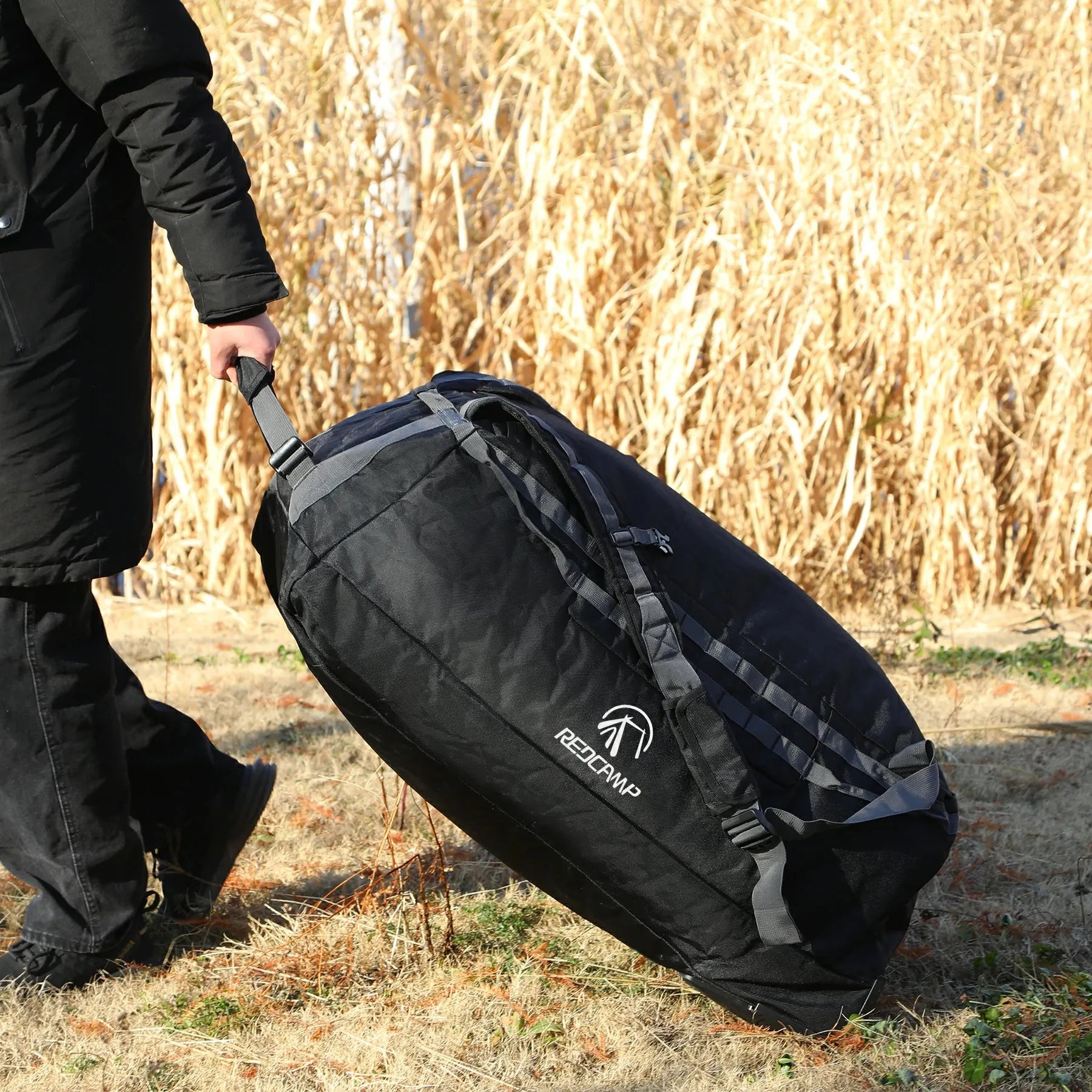 Large Duffle Bag with Wheels and Backpack Straps 100/120/140L - Redcamp