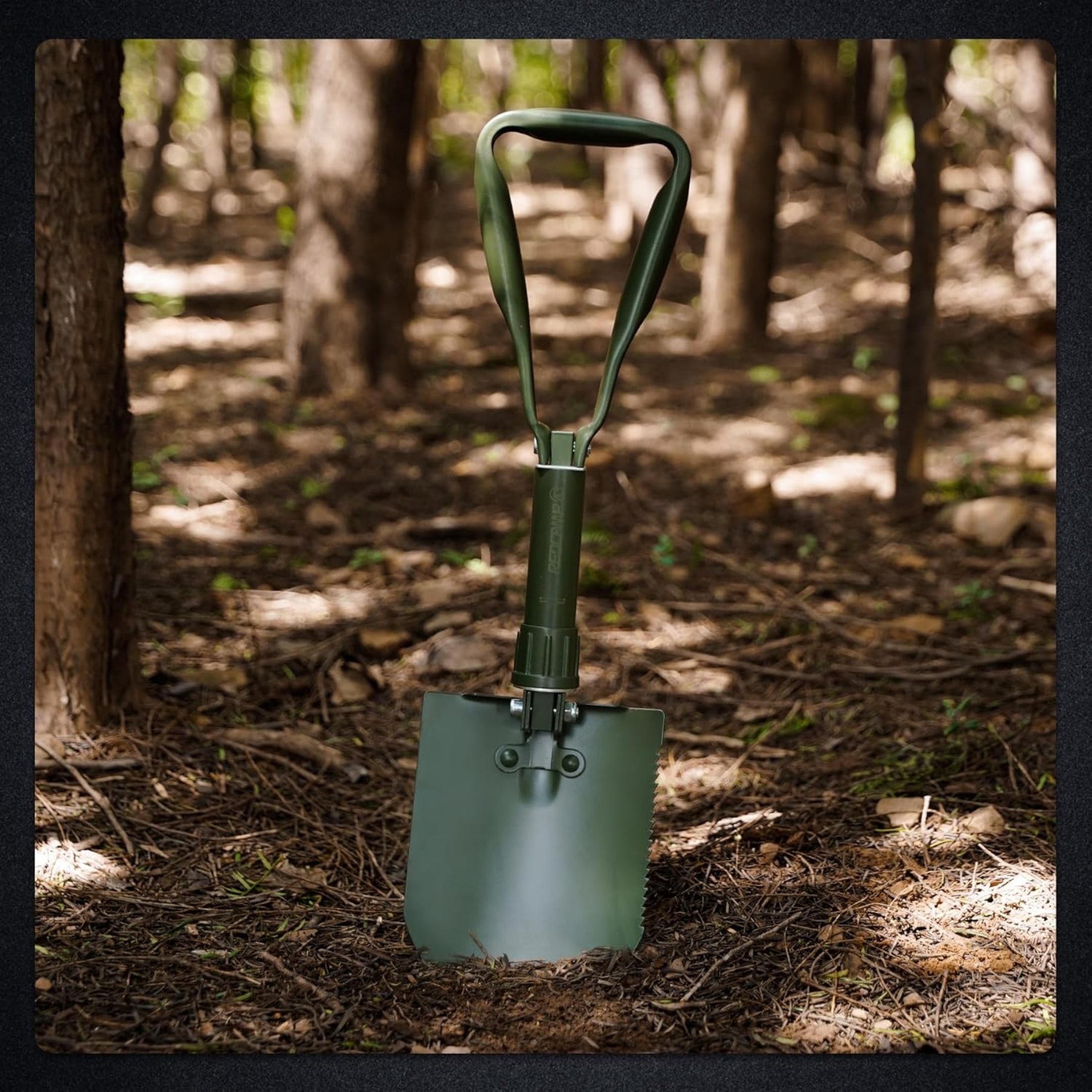 REDCAMP Military Folding Camping Shovel Heavy Duty Portable Entrenching Tool