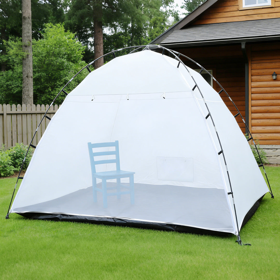 10x8ft Portable Paint Booth Tent with 6.5ft Walk-in Height