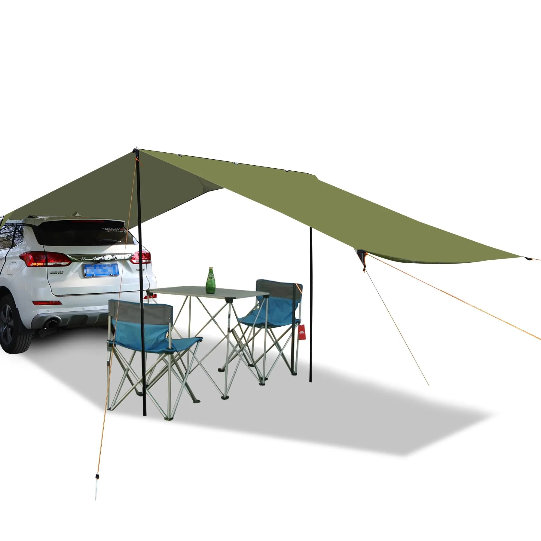 REDCAMP Portable Waterproof Auto Canopy Camper Trailer Sun Shade - Redcamp