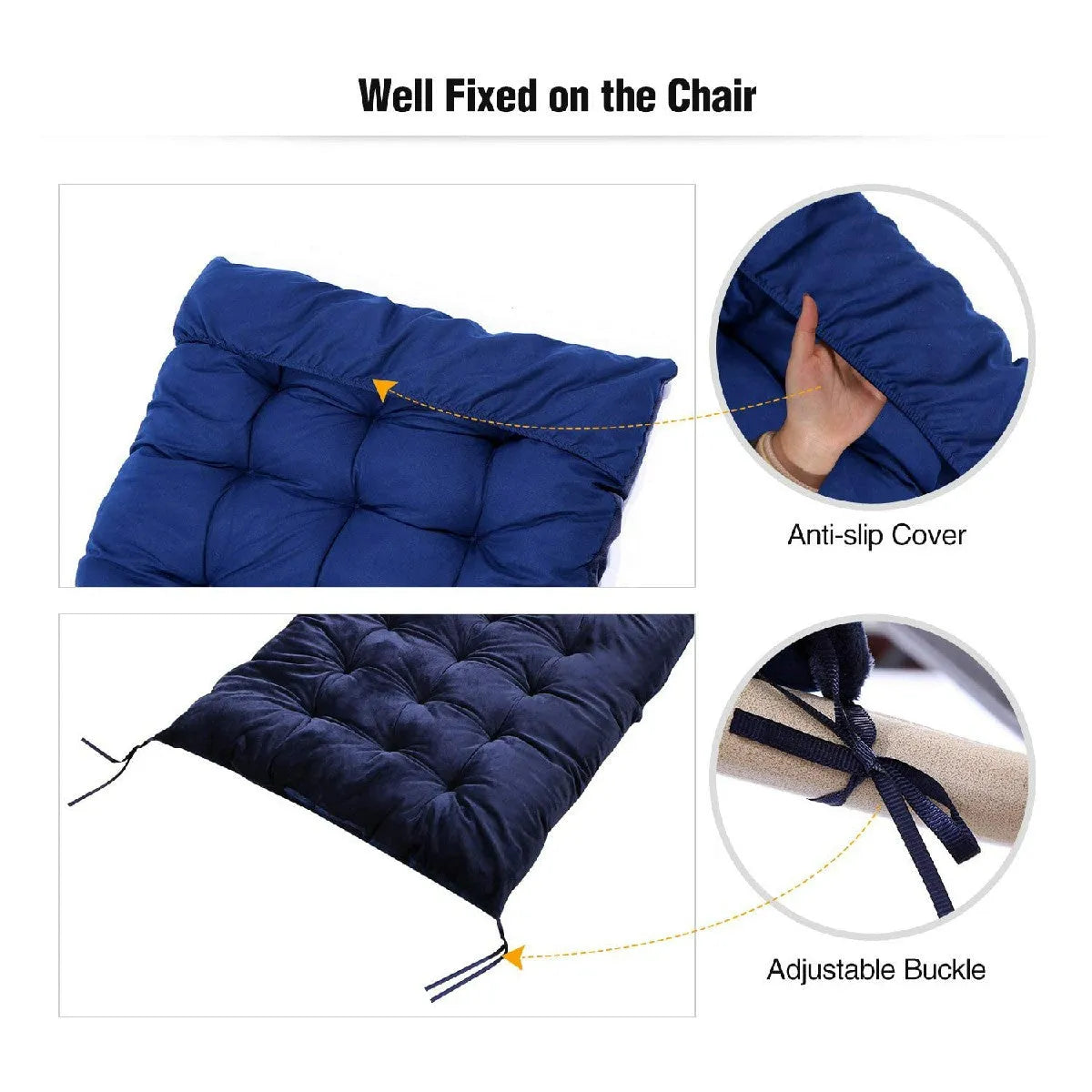 Thicker Soft Comfortable Chaise Lounge Chair Cushion - Redcamp