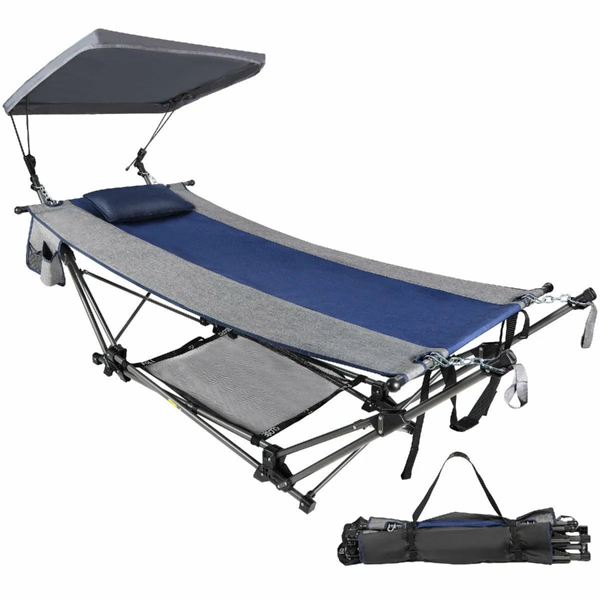 Portable Folding Hammock with Removable Canopy and Pillow - Redcamp