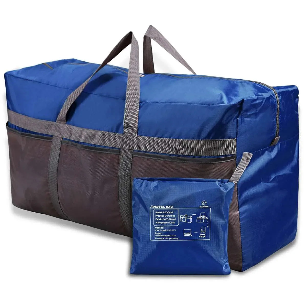 75/96L Large Foldable Travel Bag Lightweight Sports Bag - Redcamp