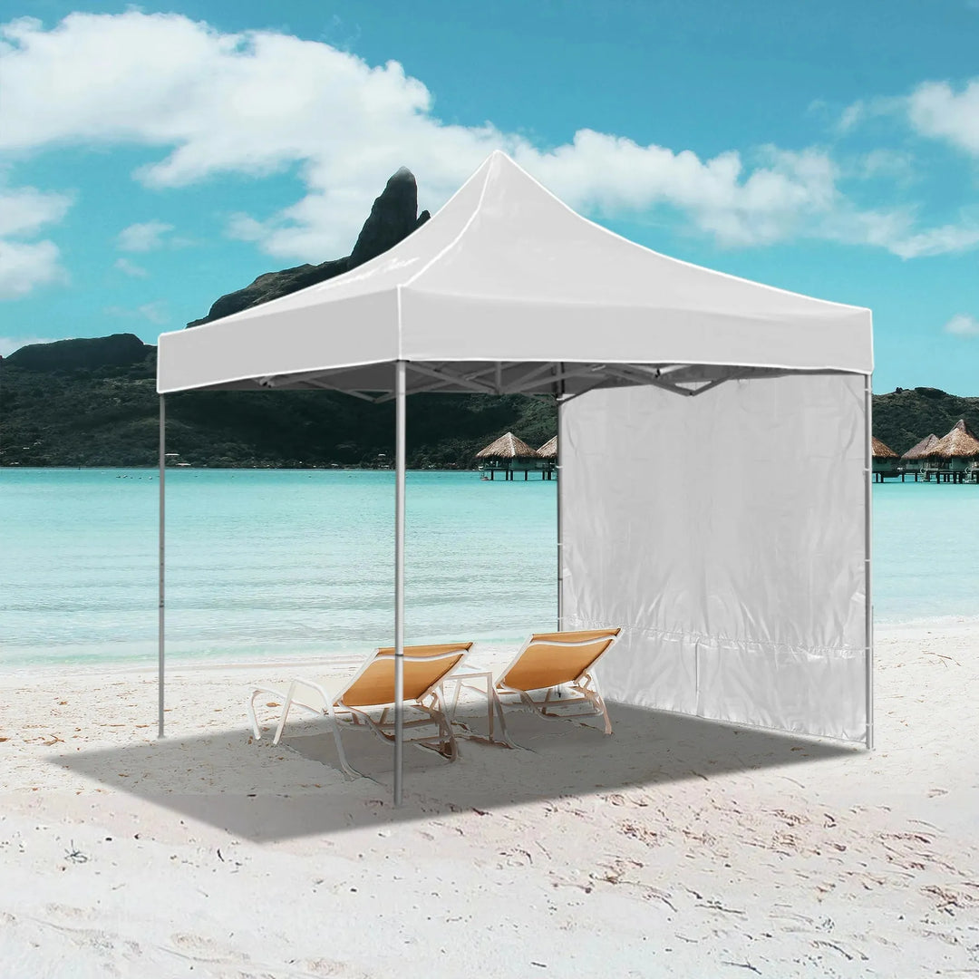 10x6.2ft Instant Canopy Sidewall for 10x10ft Pop Up Canopy - Redcamp