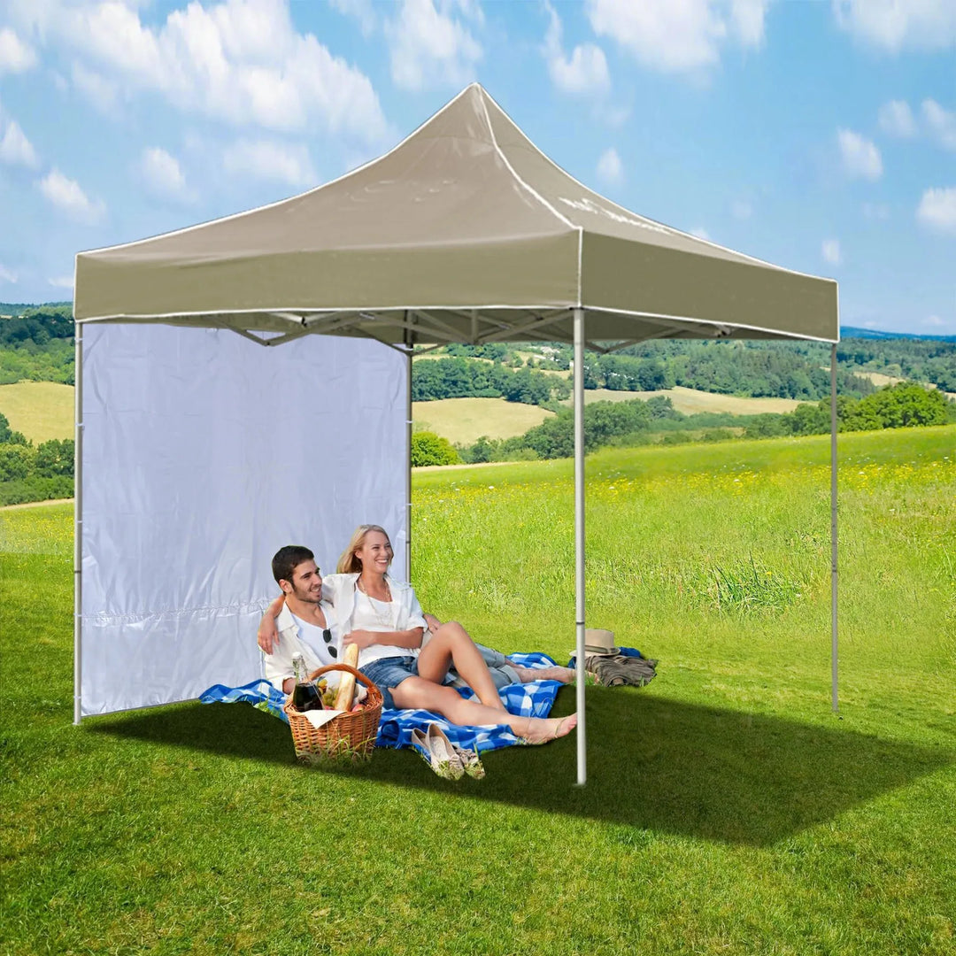 10x6.2ft Instant Canopy Sidewall for 10x10ft Pop Up Canopy - Redcamp