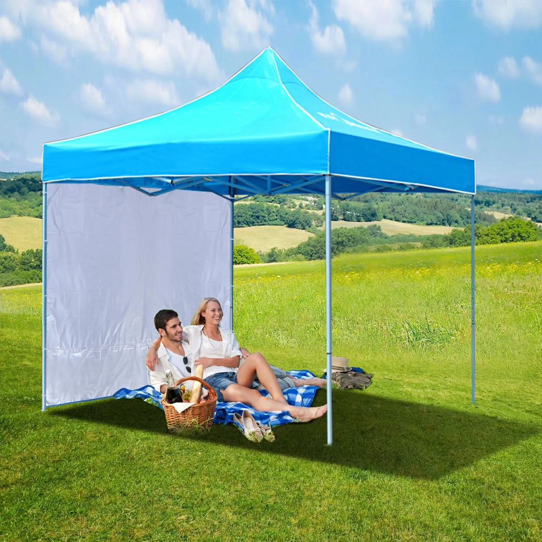 10x6.2ft Instant Canopy Sidewall for 10x10ft Pop Up Canopy - Redcamp