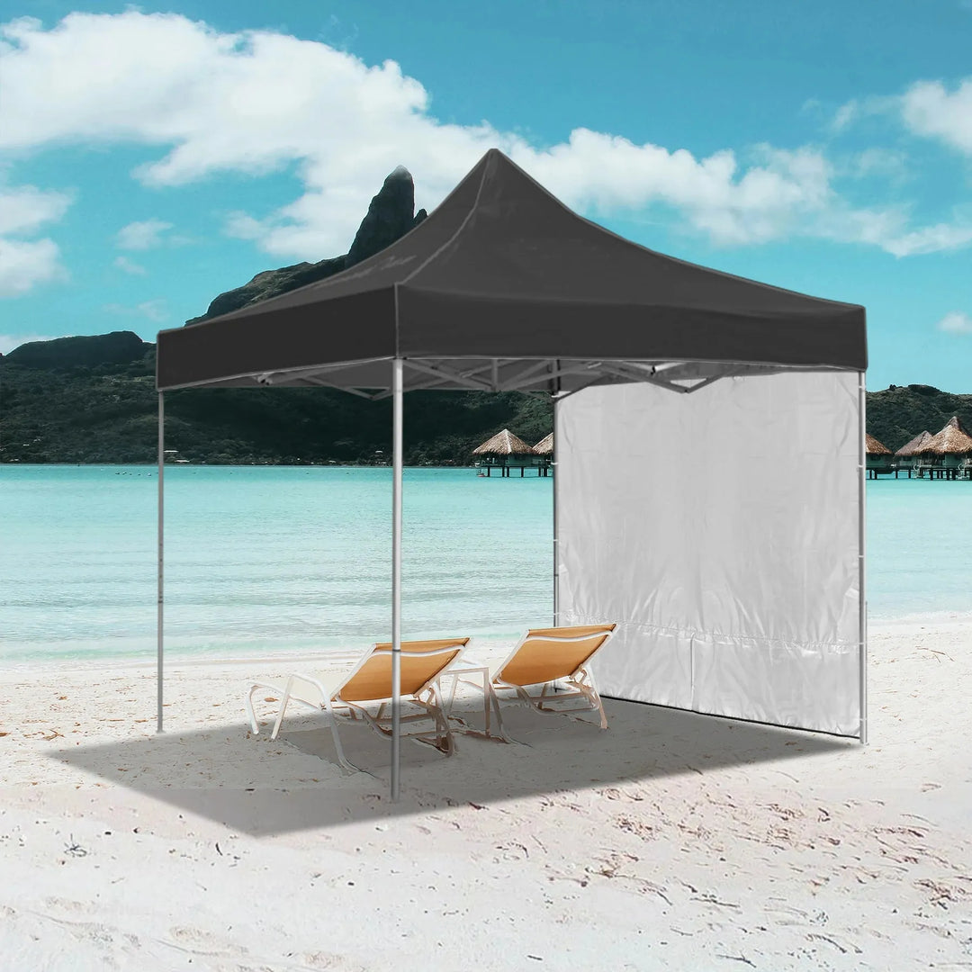 10x6.2ft Instant Canopy Sidewall for 10x10ft Pop Up Canopy - Redcamp