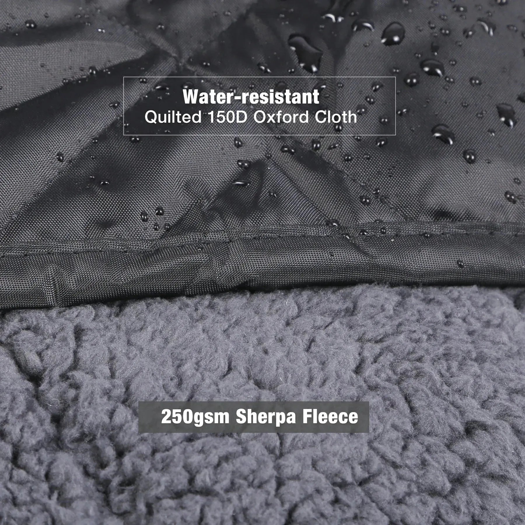 Waterproof Stadium Blanket with Sherpa Lining - Redcamp