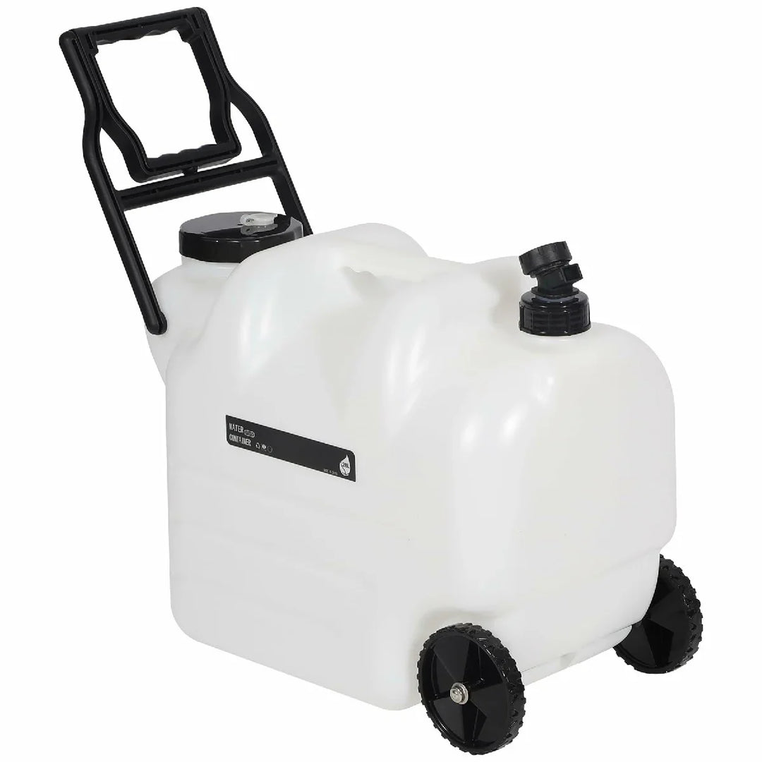 Réservoir d'eau REDCAMP de 7,4 gallons avec roues et poignée pliable 