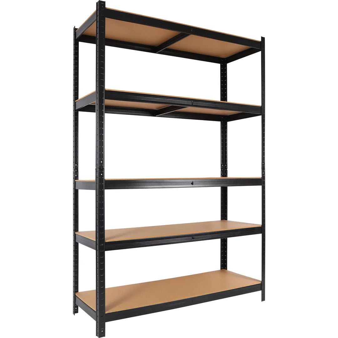48" W Garage Shelving Units and Storage, 5 Tier Metal Heavy Duty Storage Shelves Rack Adjustable Heights for Garage Basement,Warehouse,Pantry Closet,Kitchen,Industrial, 1 Pack