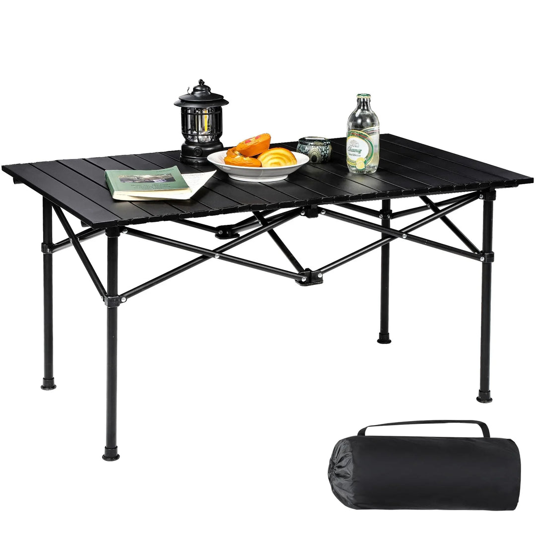 Table de camping enroulable et pliable 