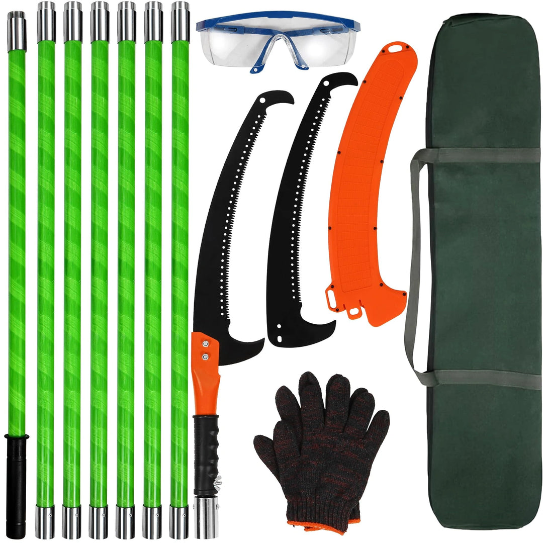 4.6-10ft Telescopic Tree Pruner with Cut & Hold Bypass Clippers