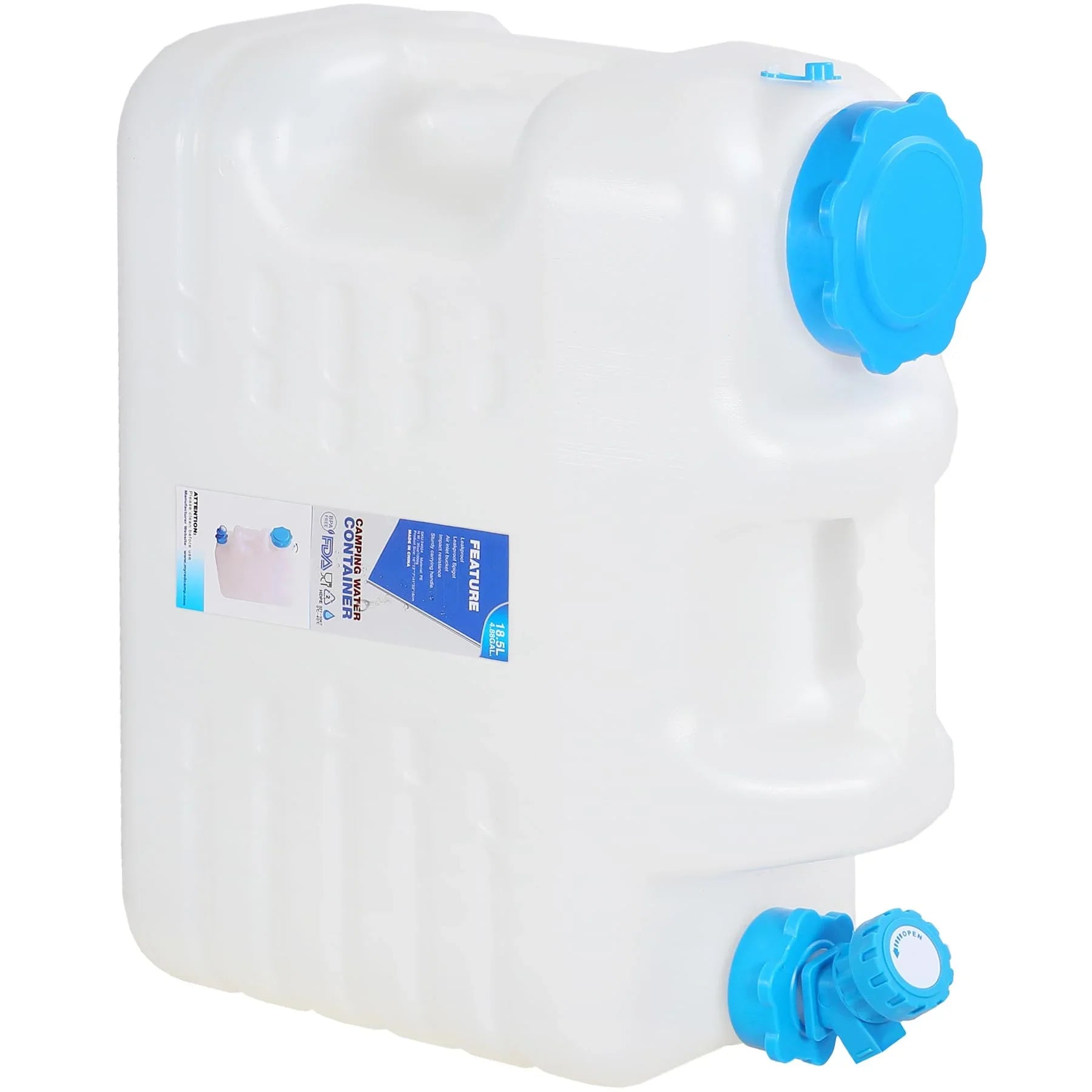 Portable Water Container with Spigot