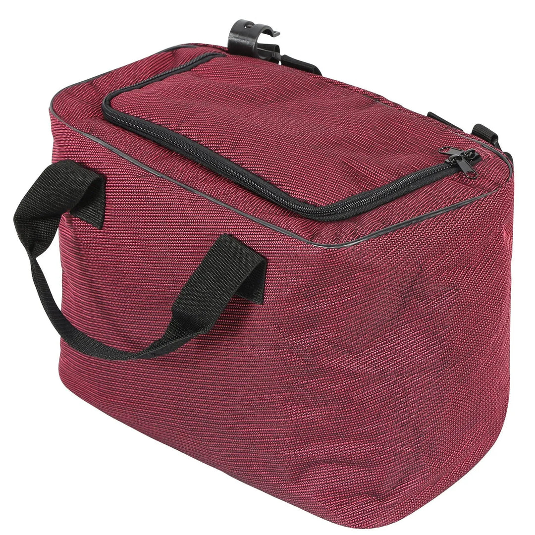 15L Soft Beach Cooler Bag for Utility Wagon, Wine Red