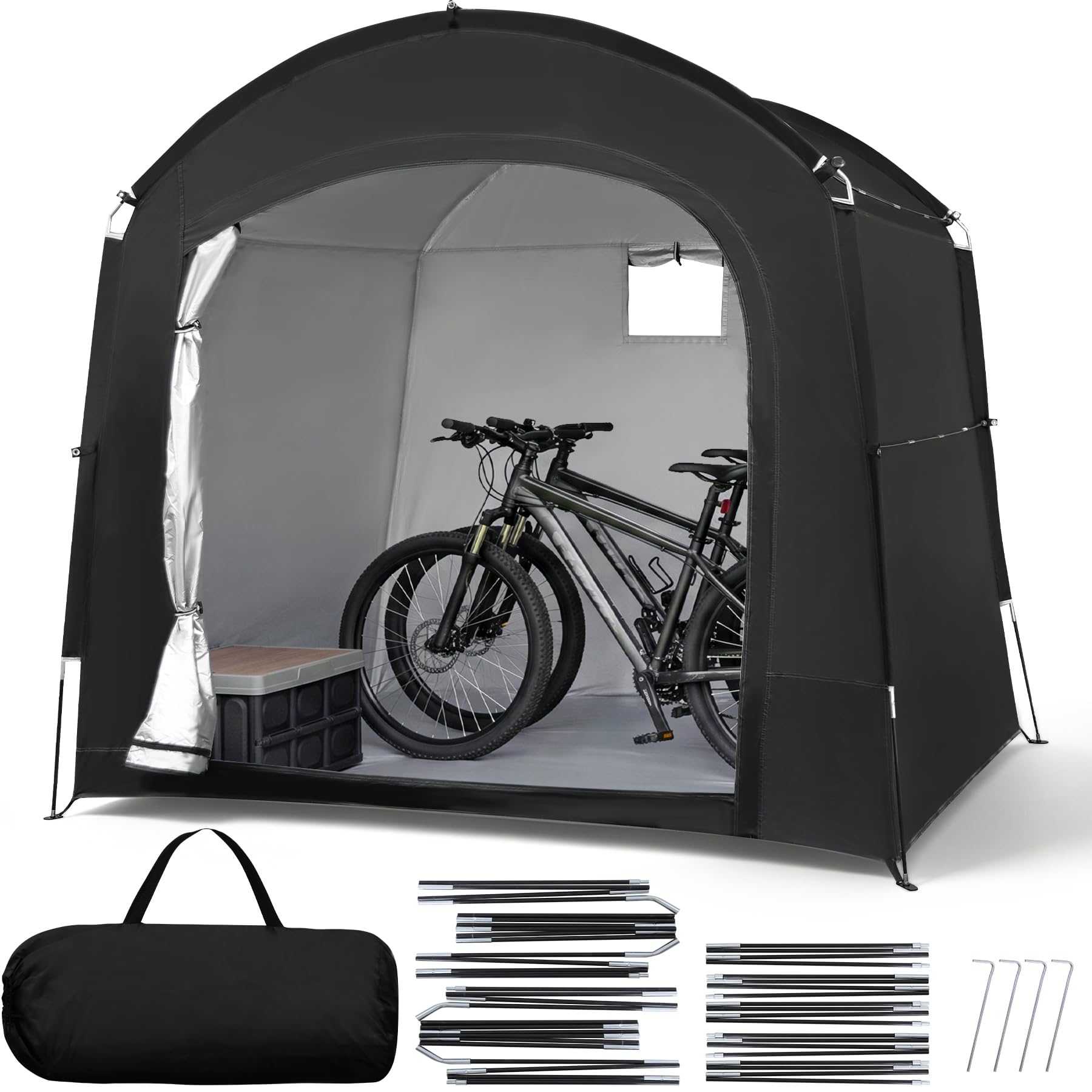 REDCAMP Outdoor Bike Storage Tent – 2 Sizes
